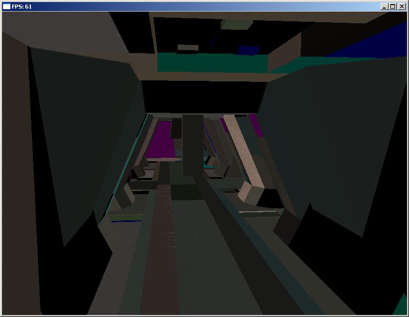 Q3DM11 view from outside the level geometry.