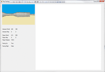 Raycasting application screenshot